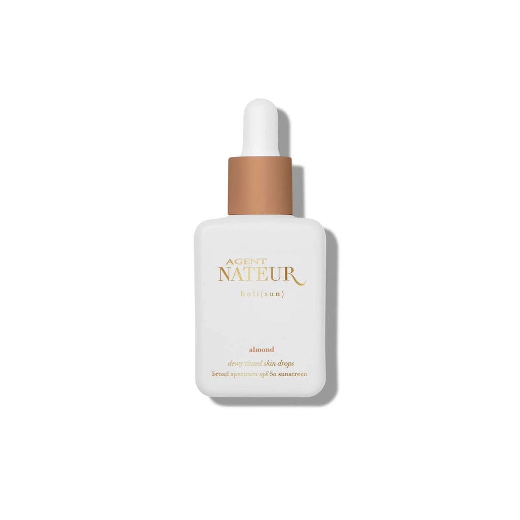 Agent Nateur | h o l i ( Sun ) spf 50 dewy tinted skin drops almond