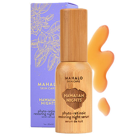 MAHALO Skin Care The HAWAIIAN NIGHTS phyto-retinoic restoring night serum