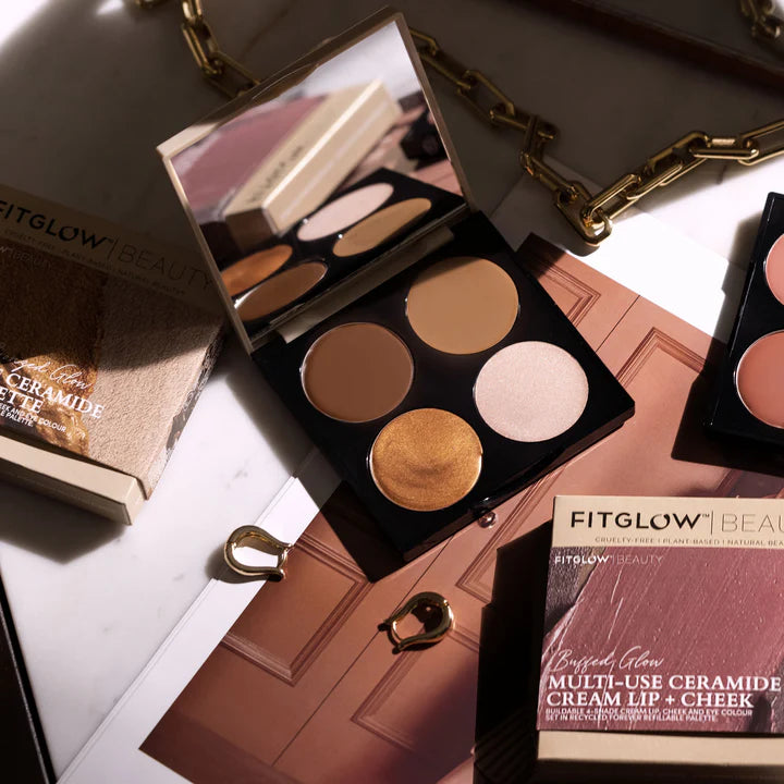 Fitglow Beauty | MULTI-USE CERAMIDE CREAM LIP + CHEEK PALETTE