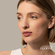 Fitglow Beauty clean makeup Lip Colour Serum Bloom on model
