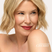 Fitglow Beauty clean makeup Lip Colour Serum Cherry on Model