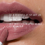 Fitglow Beauty clean makeup Lip Colour Serum Regal close up on lips