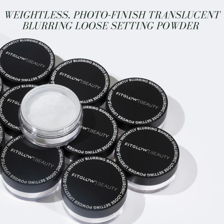 Fitglow Beauty | BAMBOO HYALURONIC LOOSE SETTING POWDER