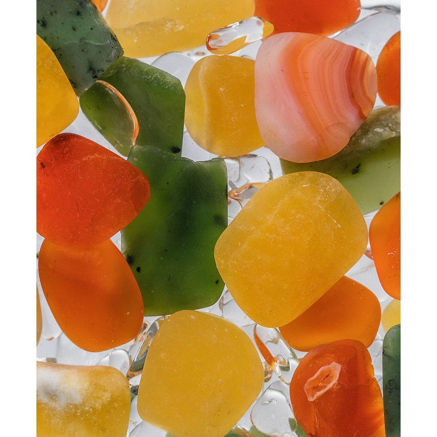 VitaJuwel | HAPPINESS w. Jade, Carnelian, Orange Calcite & Quartz