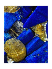 VitaJuwel | GemPod INSPIRATION with Lapis Lazuli and Rutilated Quartz
