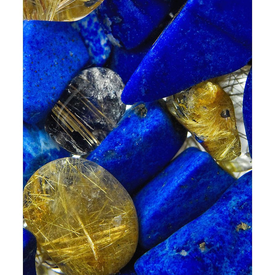VitaJuwel | GemPod INSPIRATION with Lapis Lazuli and Rutilated Quartz