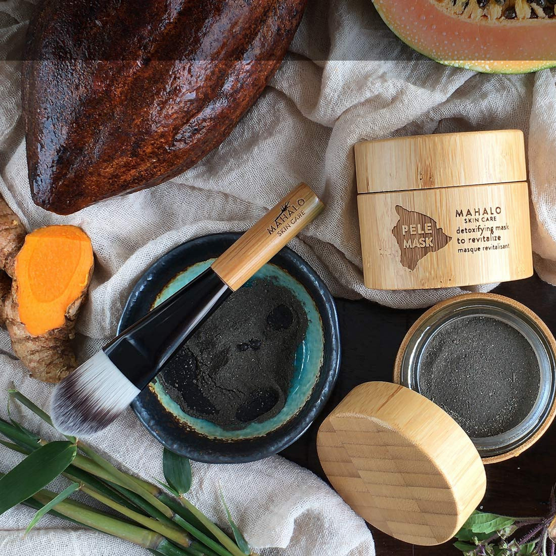Mahalo Face Mask BAMBOO Treatment Brush