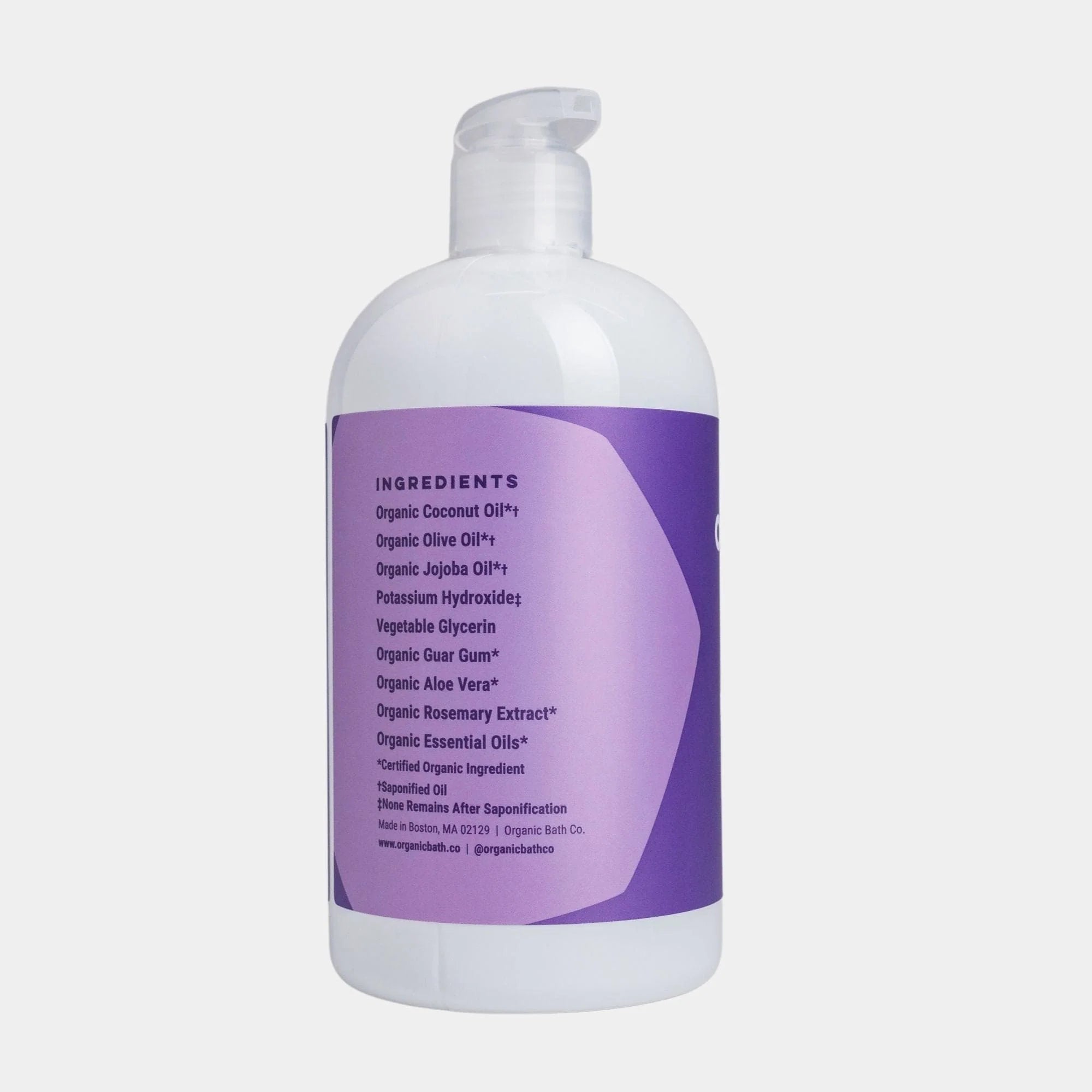 Organic Bath Co. PeaceFull Organic Body Wash 