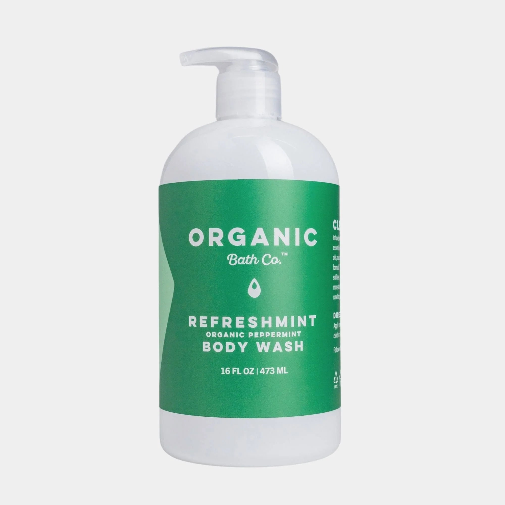 Organic Bath Co. RefreshMint Organic Body Wash