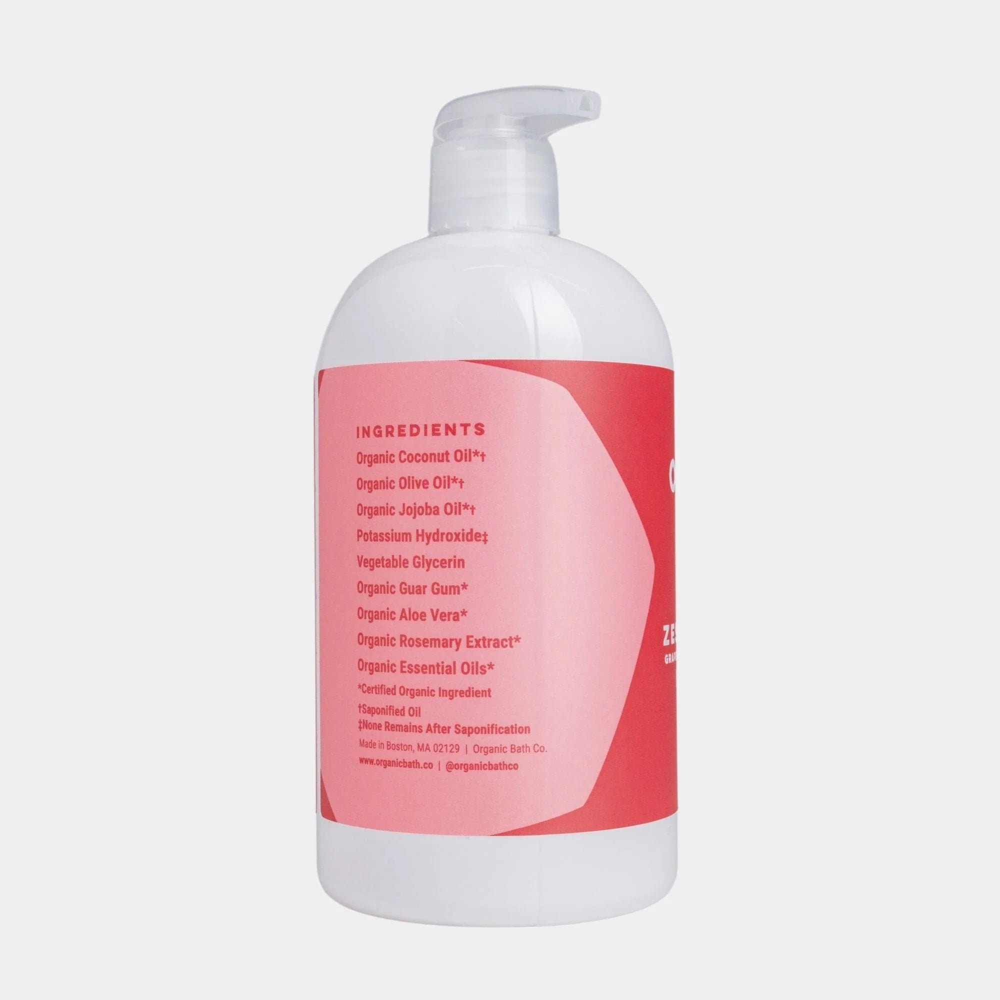 Organic Bath Co. Zesty Morning Organic Body Wash