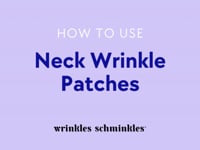 Wrinkles Schminkles | Neck Wrinkle Patch Video