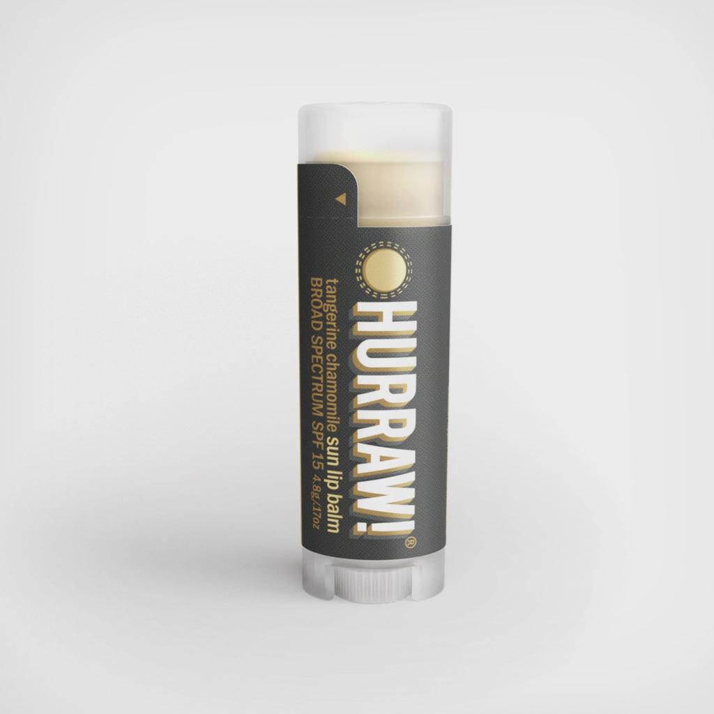 Hurraw! | Sun Lip Balm SPF15 – Tangerine Chamomile