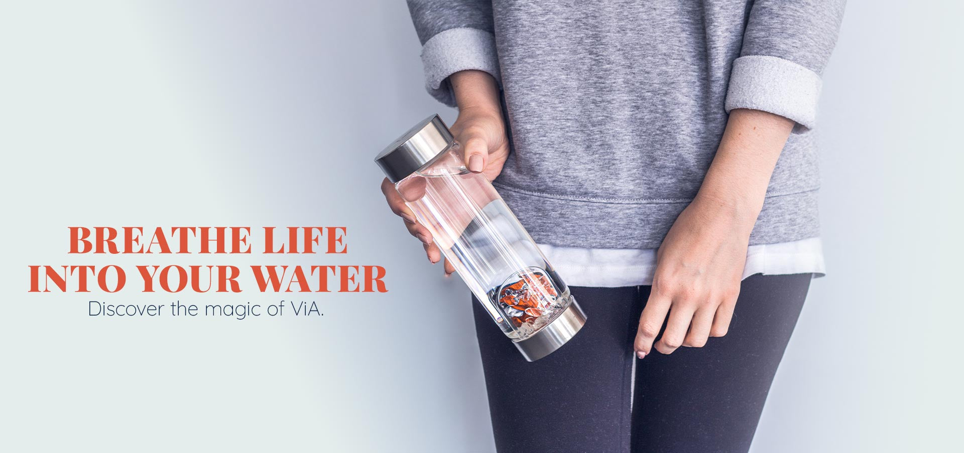 VITAJUWEL | ViA Crystal Water Bottle WELLNESS
