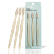 Davids | Premium Bamboo Toothbrush 3 Pack