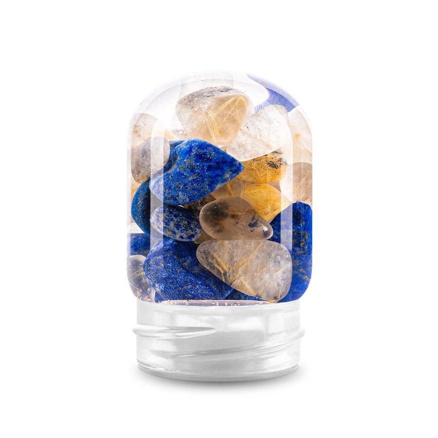 VitaJuwel | GemPod INSPIRATION with Lapis Lazuli and Rutilated Quartz