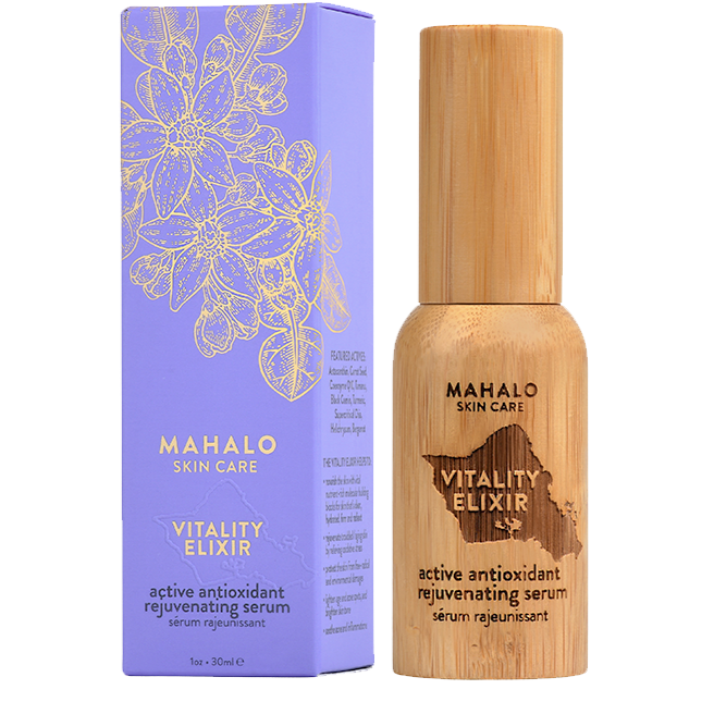 MAHALO Skin Care The VITALITY ELIXIR multi-correctional facial serum