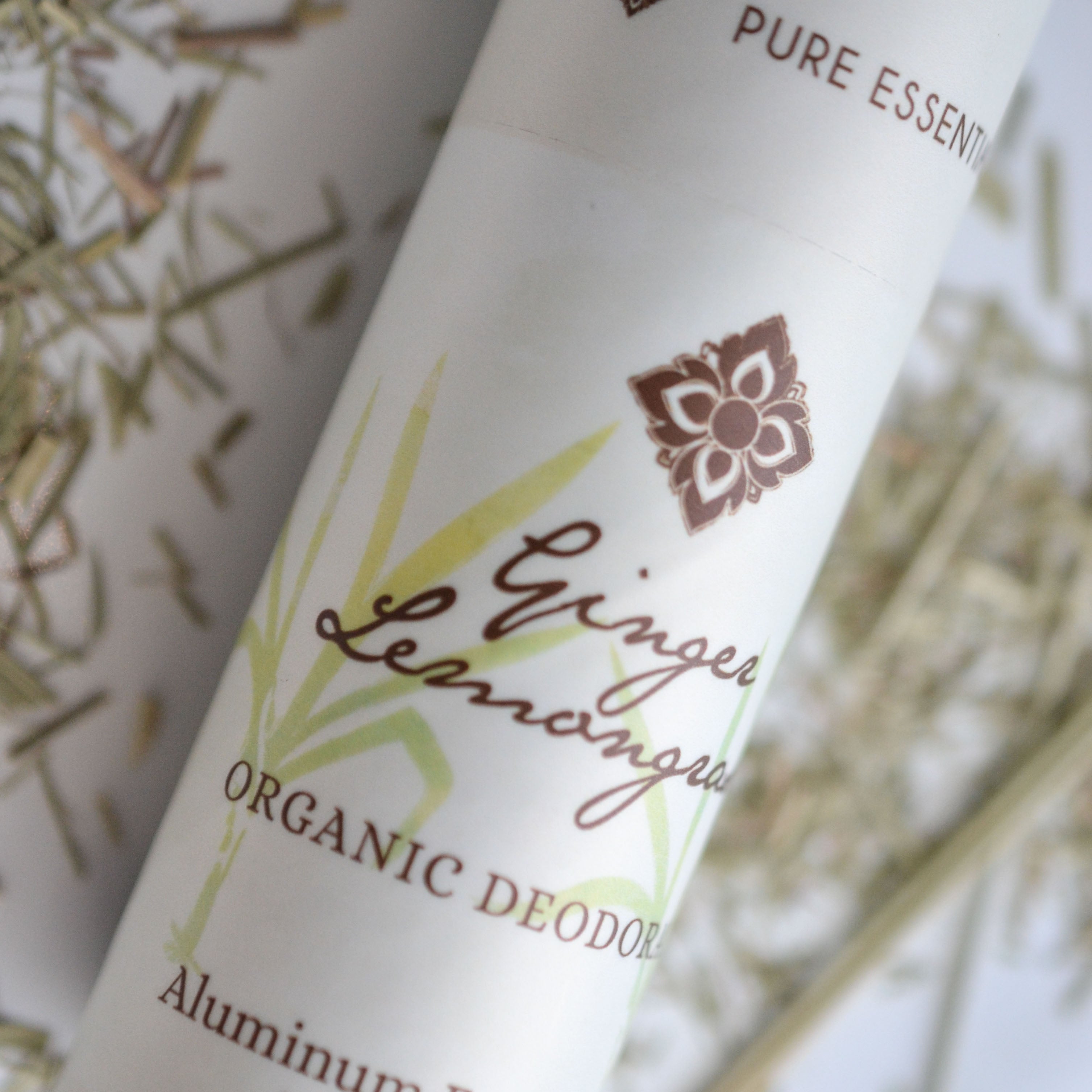 Unearth Malee Ginger Lemongrass Organic Deodorant