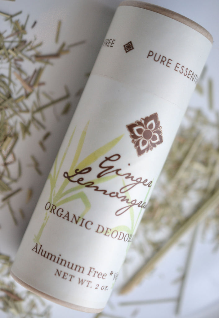 Unearth Malee Ginger Lemongrass Organic Deodorant