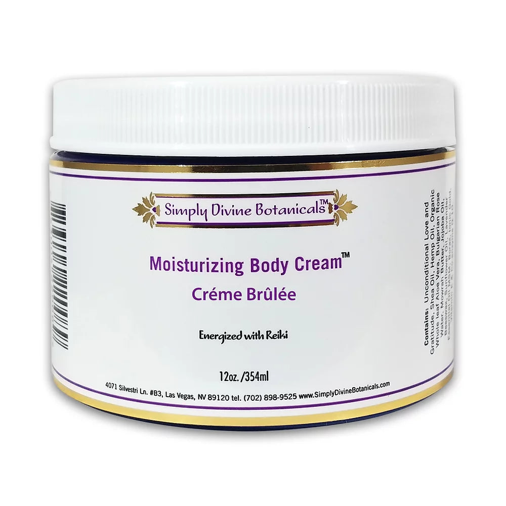 Simply DIvine Botanicals Moisturizing Body Cream Creme Brulee