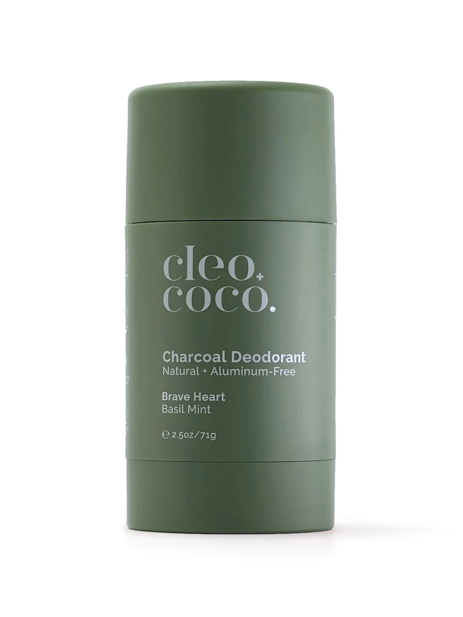 CLE0+COCO | CHARCOAL DEODORANT Brave Heart Basil Mint