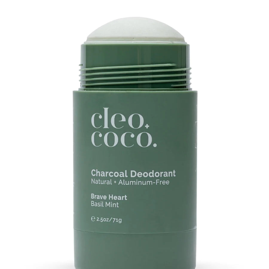 CLE0+COCO | CHARCOAL DEODORANT Brave Heart Basil Mint