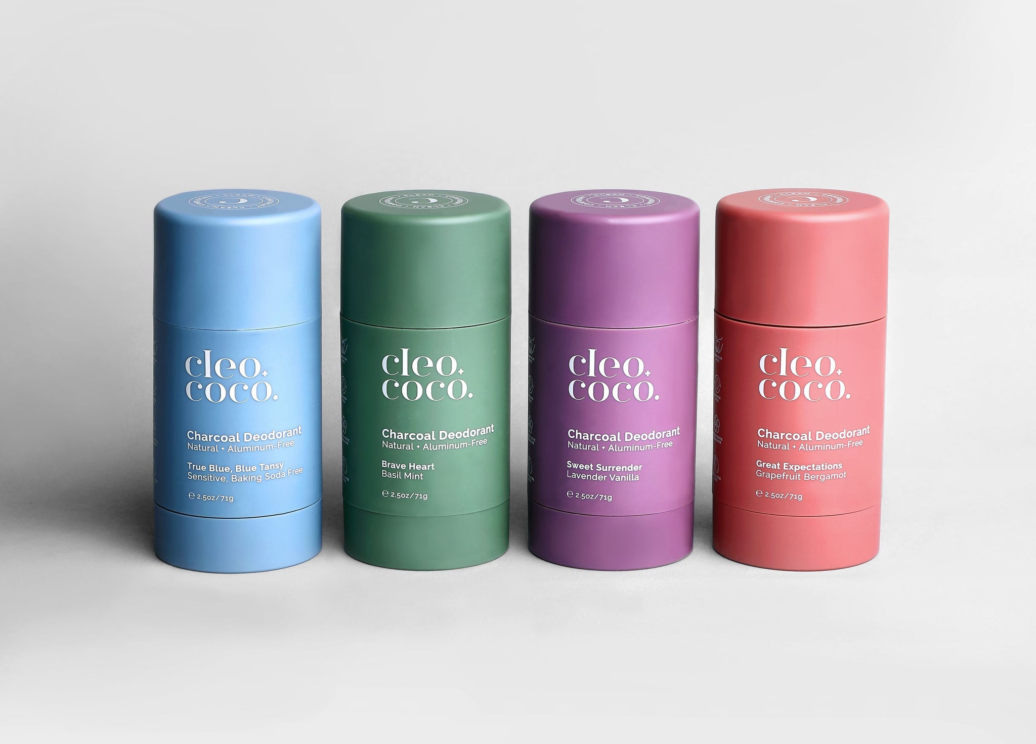 Charcoal Deodorant Brave Heart Basil Mint | Cleo+Coco – Living