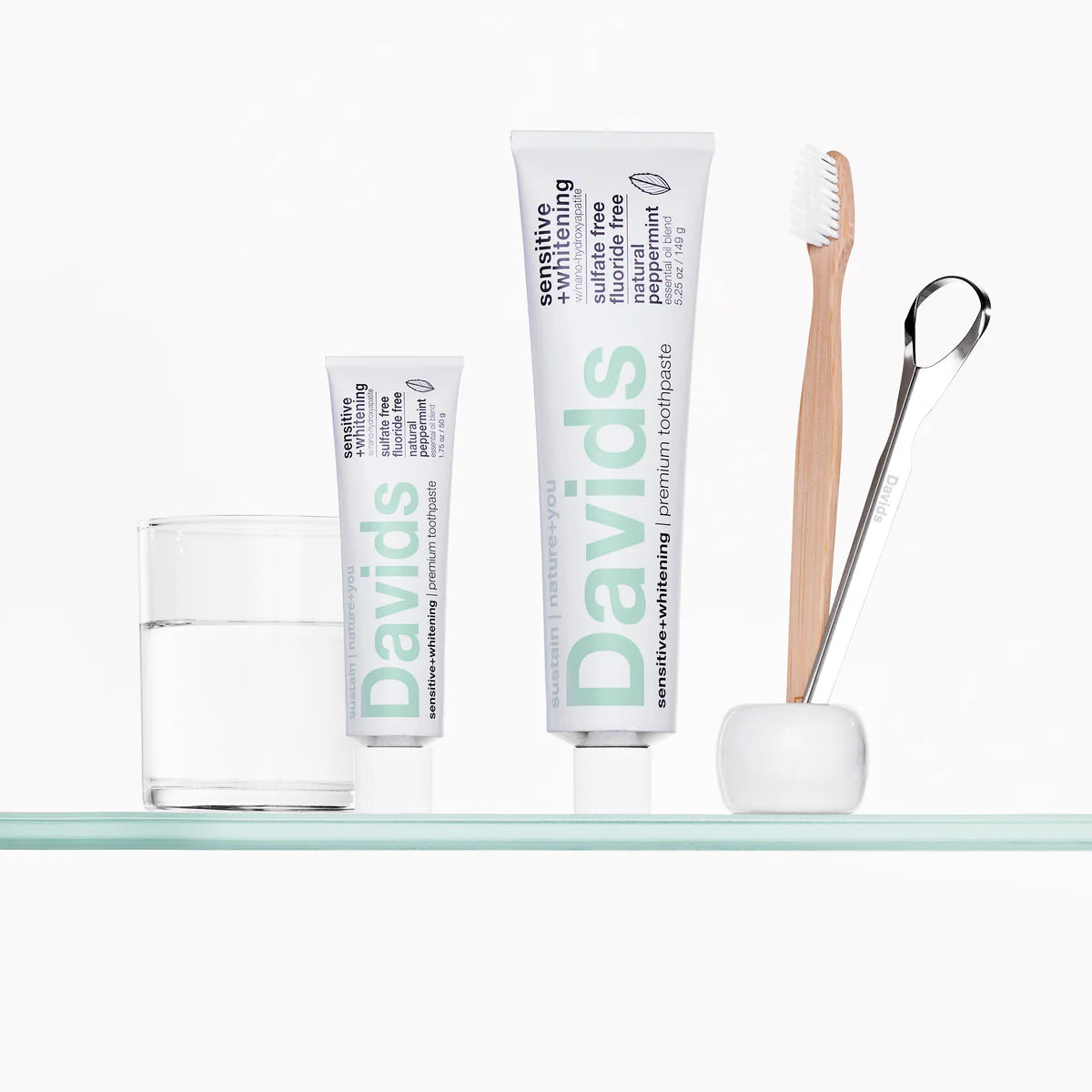 Premium Toothpaste Sensitive + Whitening • Peppermint