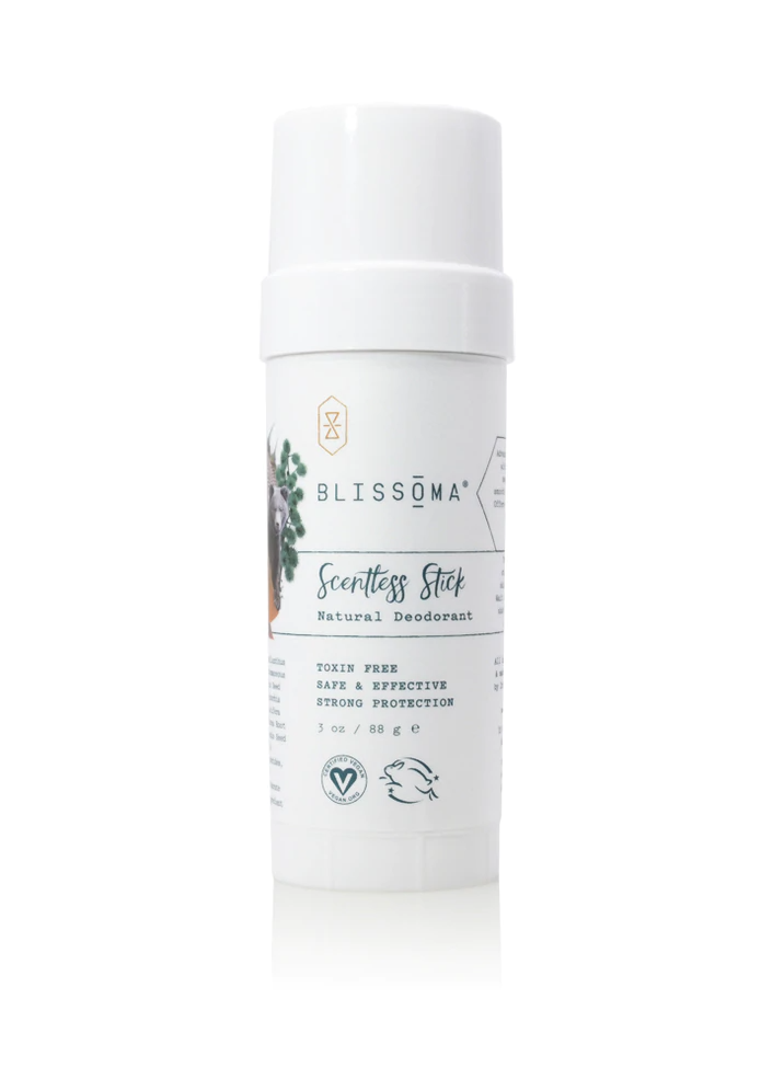 Blissoma Scentless Stick Solid Natural Deodorant