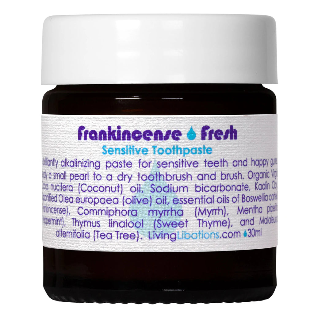 Living Libations Frankincense Fresh Sensitive Toothpaste