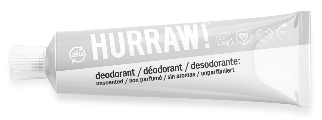 Hurraw Unscented BALMUNDER™ Deodorant in a Tube