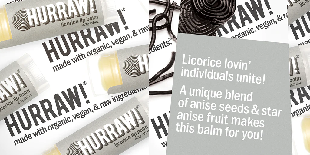 Hurraw! | Licorice Lip Balm