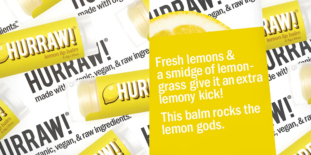 Hurraw! | Lemon Lip Balm