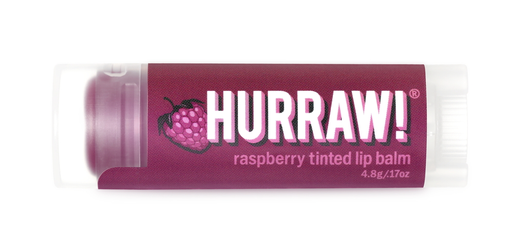 Hurraw Raspberry Tinted Lip Balm