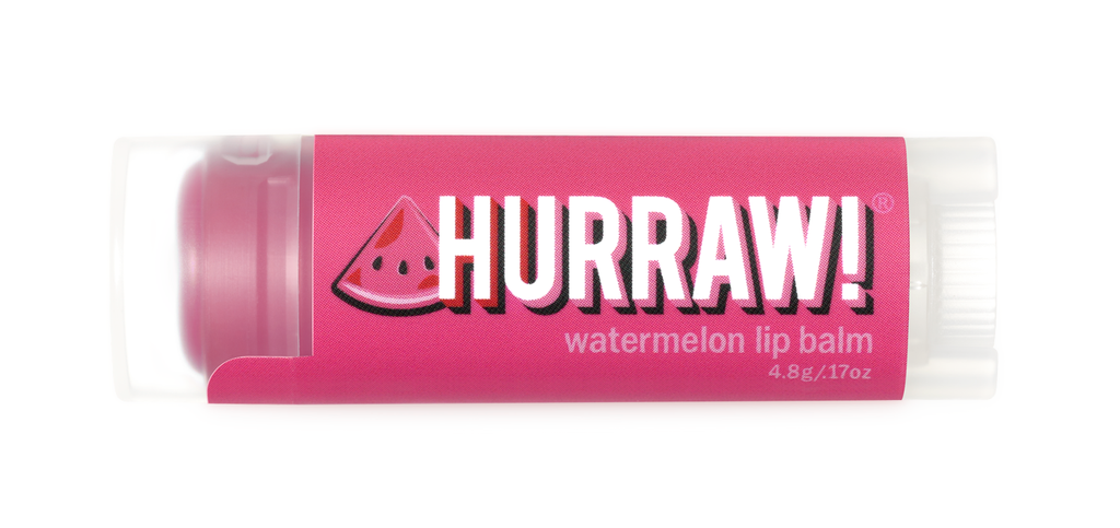Hurraw Watermelon Lip Balm | Organic, Raw + VeganHurraw! | Watermelon Lip Balm