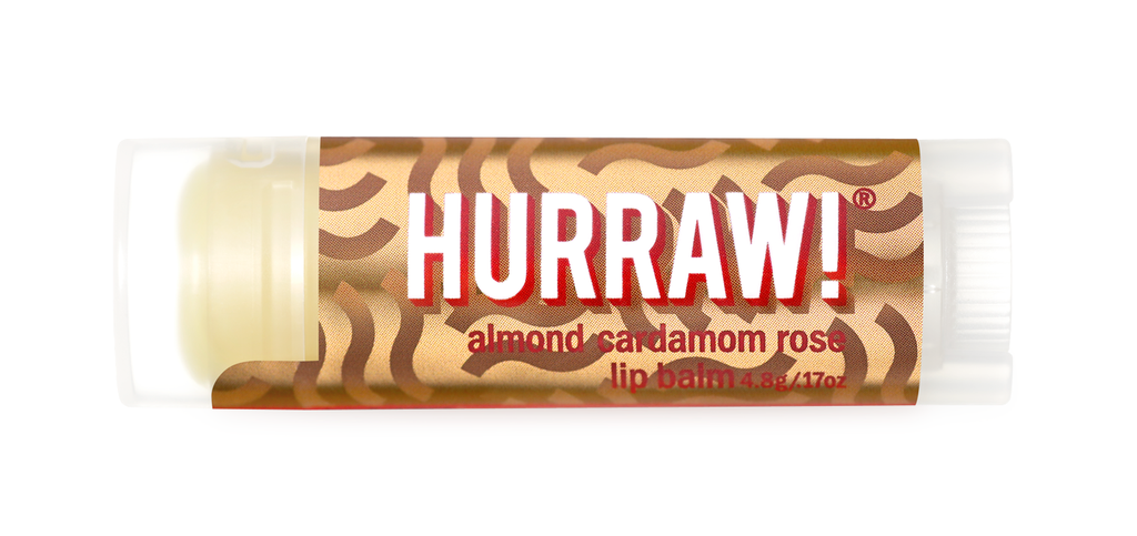 Hurraw! | Vata Lip Balm – Almond Cardamom Rose