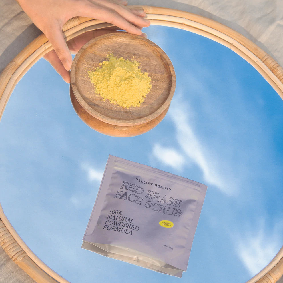 Yellow Beauty Red Erase Facial Scrub