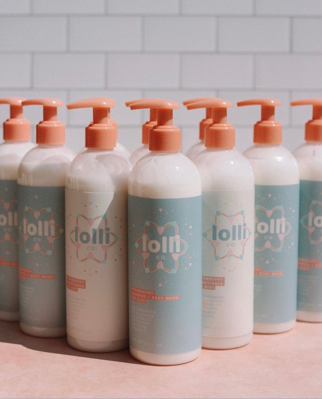 Lolli Co. Strawberry Shampoo + Body Wash For Kids