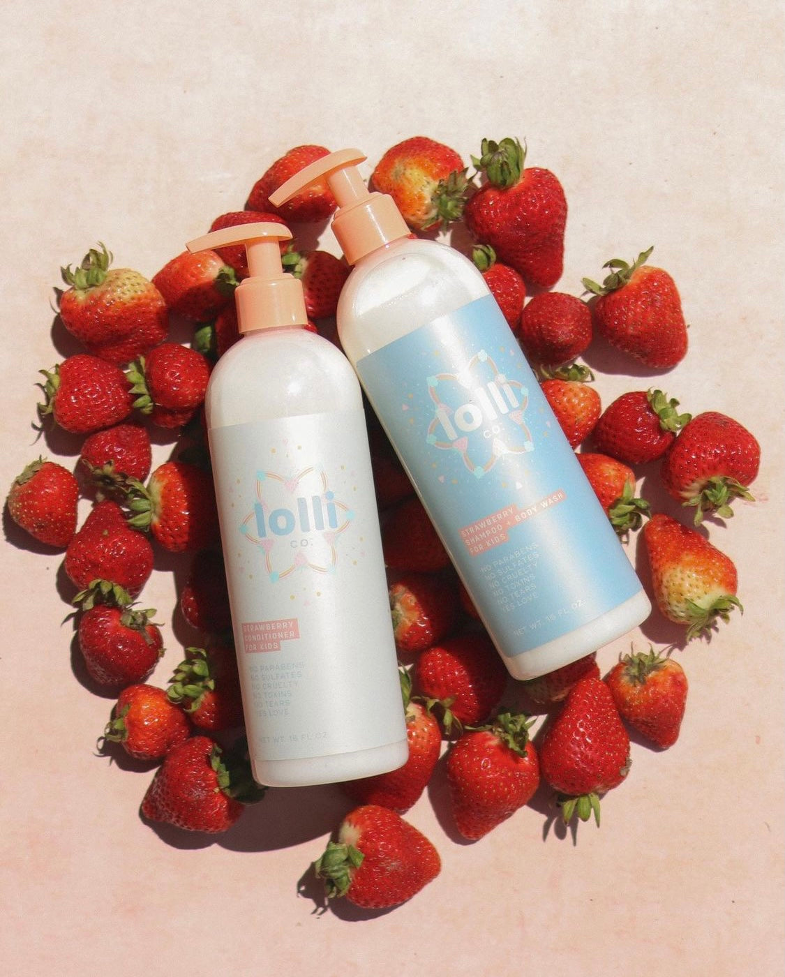 Lolli Co. Strawberry Shampoo + Body Wash For Kids