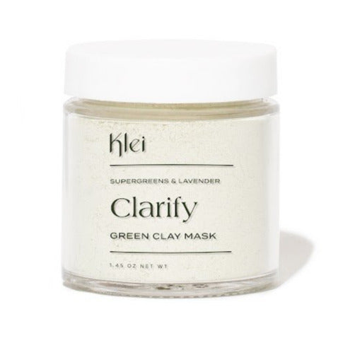 KLEI Beauty. CLARIFY Supergreens & Lavender Green Clay Mask
