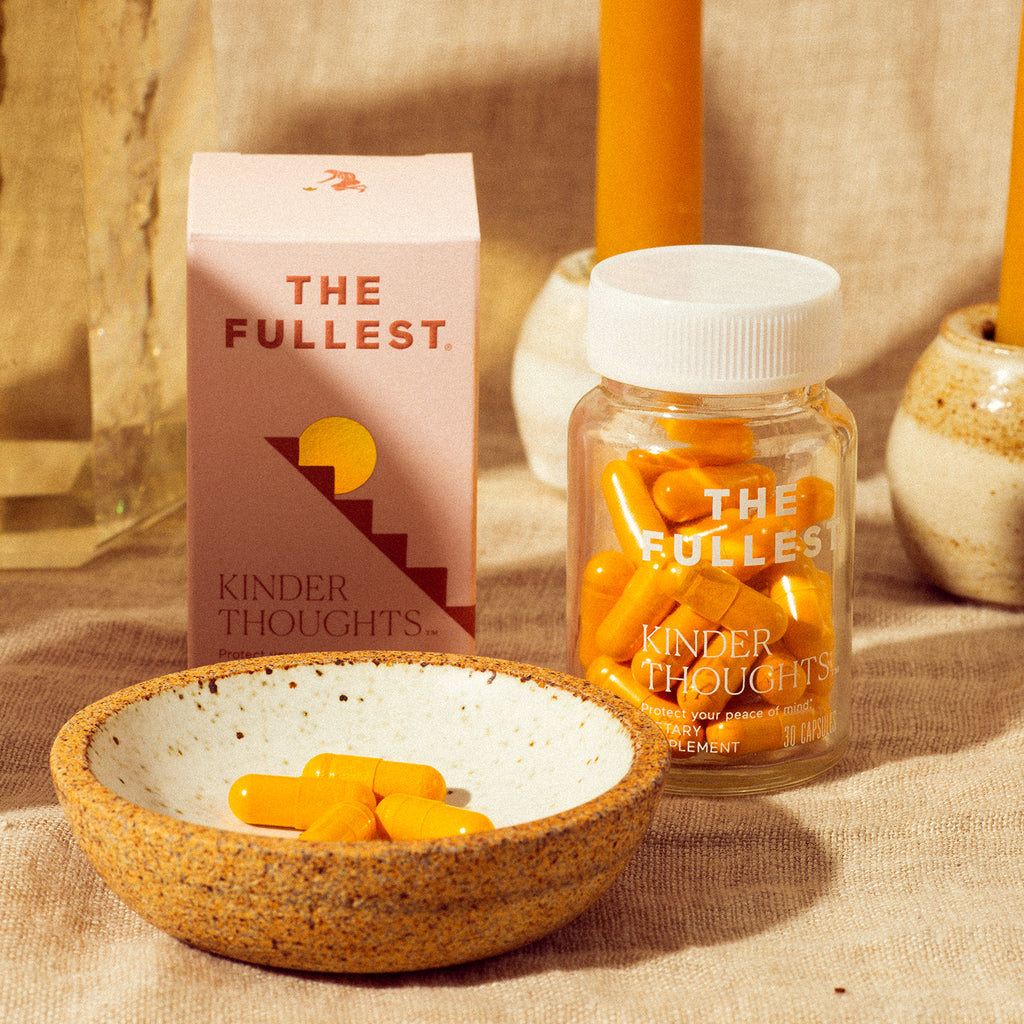The Fullest Kinder Thoughts™ Saffron + Turmeric Capsules