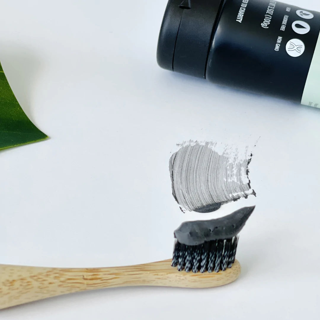 PearlBar Charcoal & Bentonite Clay Natural Whitening Toothpaste