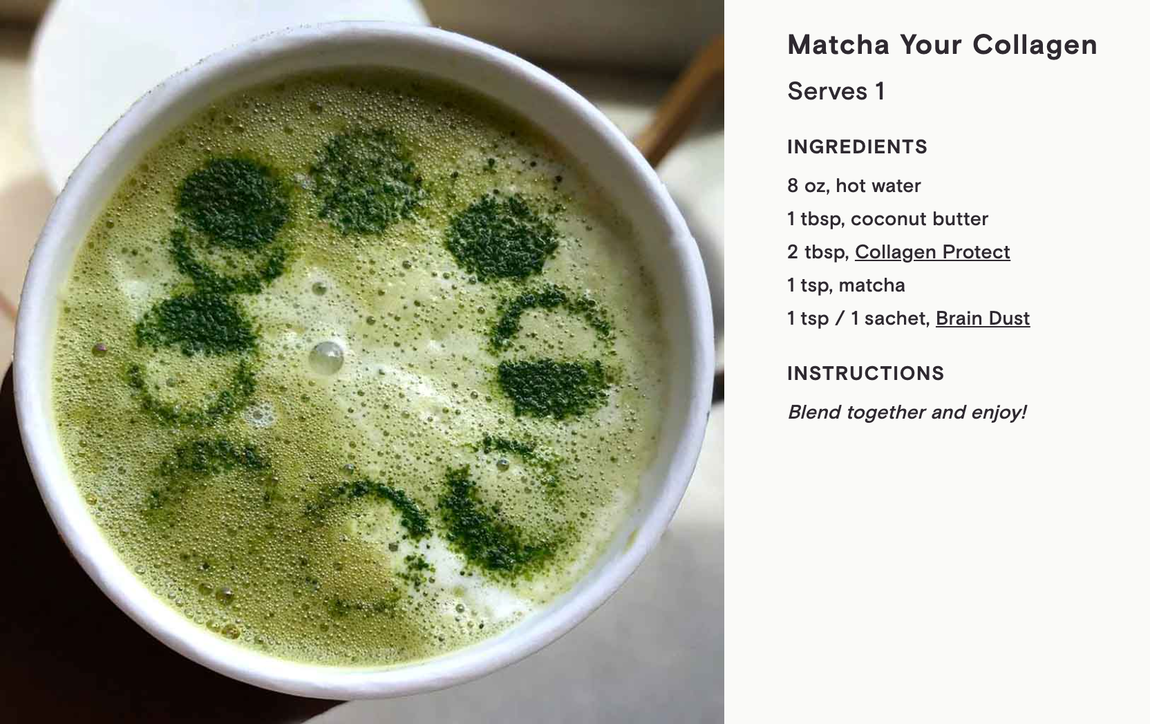 Moon Juice Brain Dust Recipe | Matcha Your Collagen
