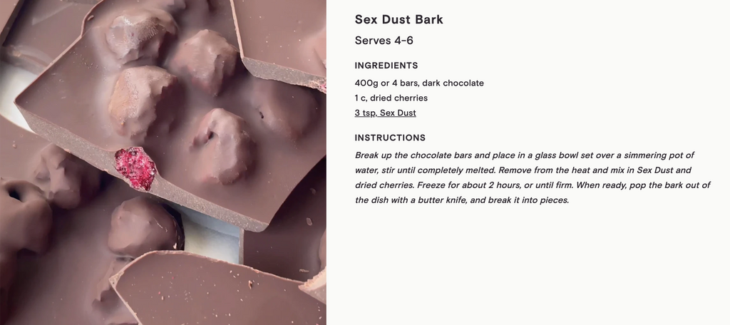 Moon Juice Sex Dust Recipe | Sex Dust Bark