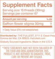 The Fullest Strands of Sunshine™ Supplement Facts