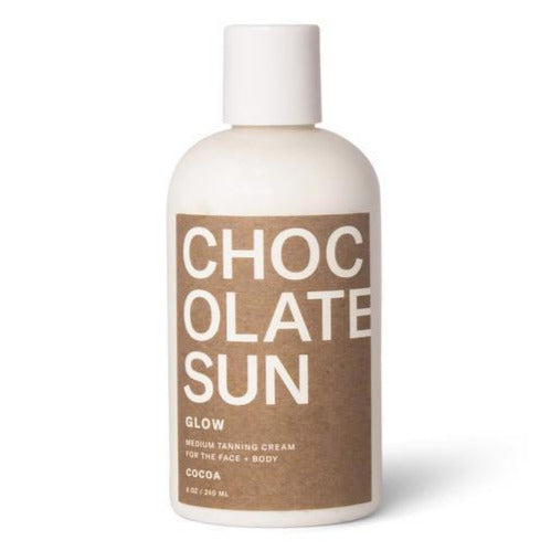 Chocolate Sun Glow Medium Tanning Cream for the Face & Body