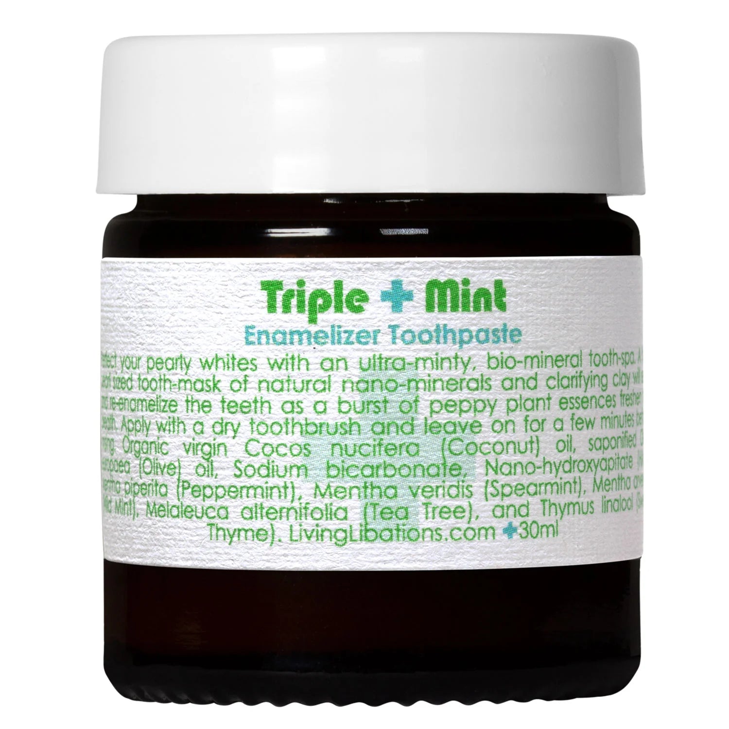 Living Libations Triple Mint Enamelizer Toothpaste