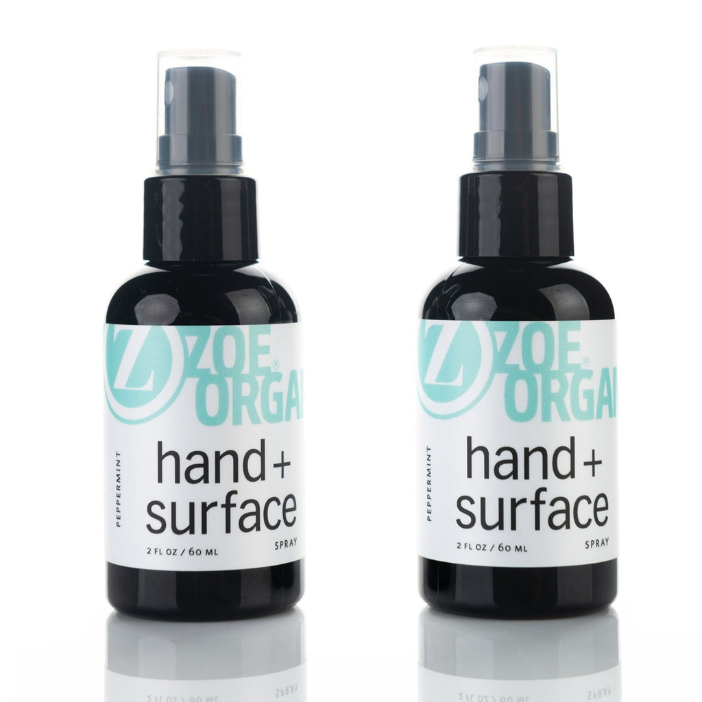 Zoe Organics Hand + Surface Spray: Peppermint