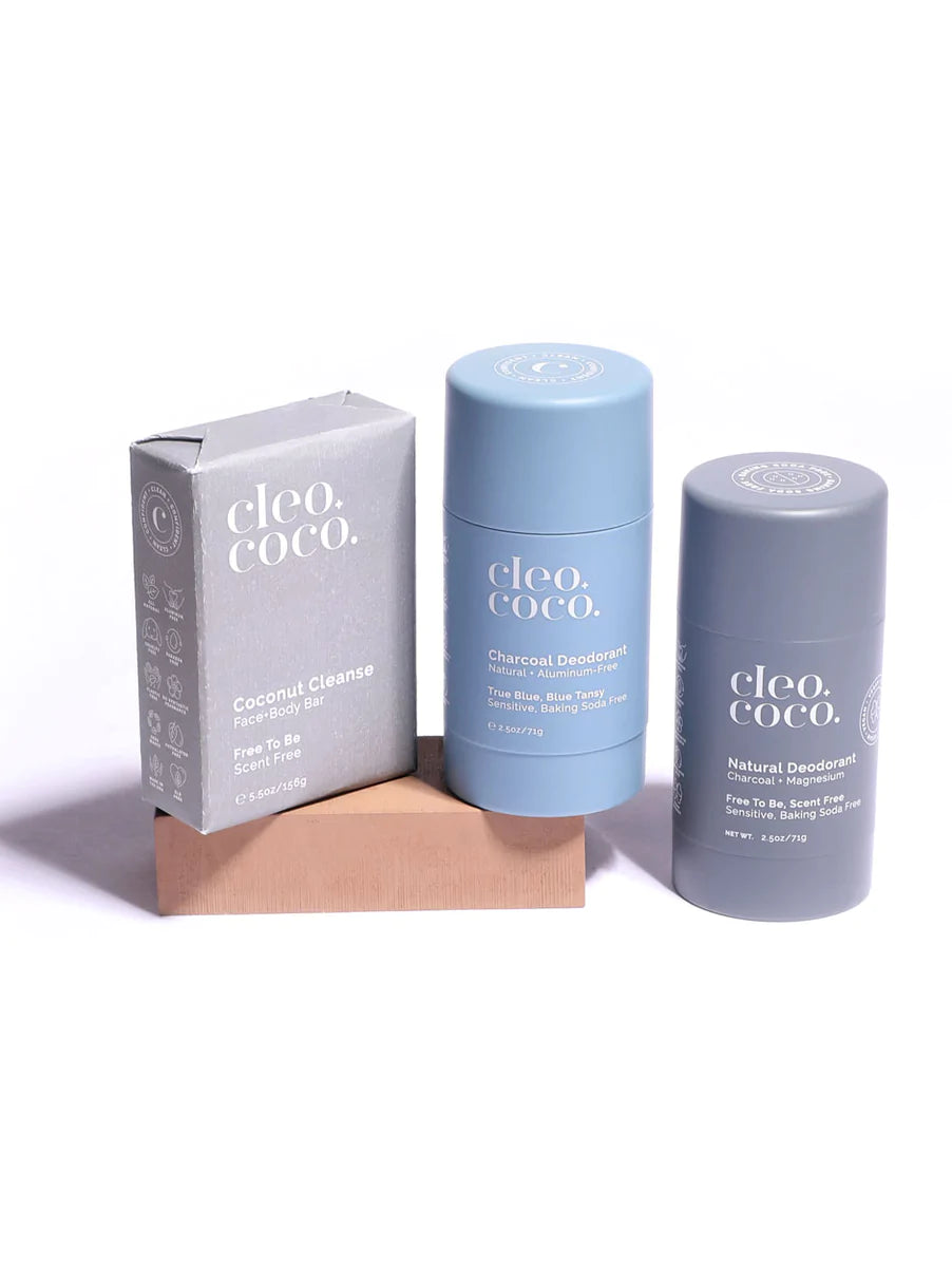 CLE0+COCO | SENSITIVE DEODORANT True Blue Blue Tansy