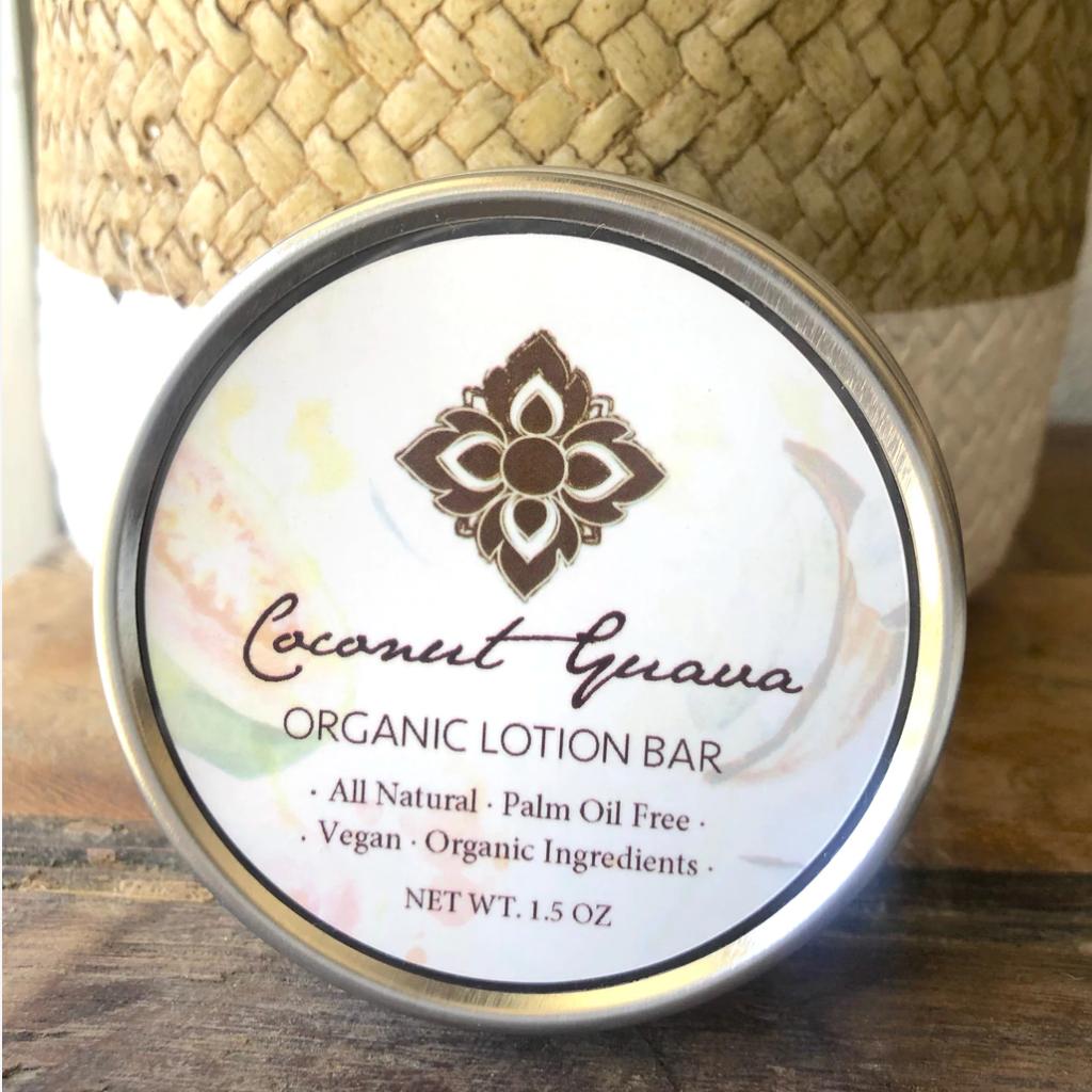 Unearth Malee Coconut Guava Organic Lotion Bar