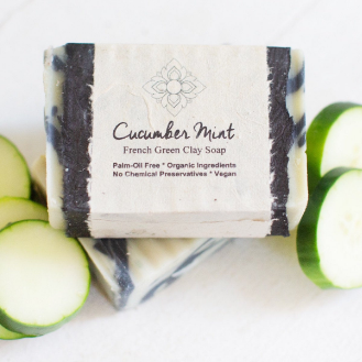 Unearth Malee Cucumber Mint Organic Soap